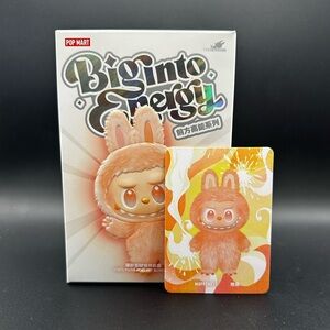 Labubu Big Into Energy Vinyl Face Plushie - Happiness